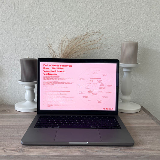 Workbook 28 Tage Couple Edition auf Notebook frontal